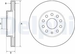DELPHI Tarcza Ham. Skoda Octavia 12- (bg4701c)