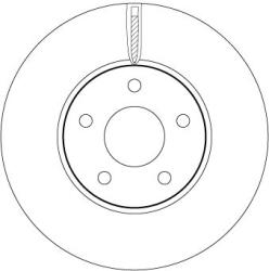TRW Brzdový kotúč TRW DF6975 (DF6975)