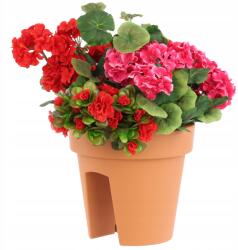 Botle Korlátra akasztható virágcserép, átmérő 24, 5 cm, terrakotta (5904865703166)