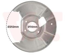 VAN WEZEL Ochranný plech proti rozstreku, Brzdový kotúč VAN WEZEL 2754373 (2754373)