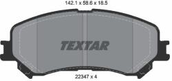 TEXTAR Sada brzdových platničiek kotúčovej brzdy TEXTAR 2234701 (2234701)