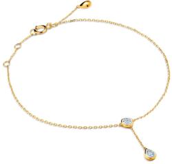SAVICKI Brățară Celebrity picătură aur 585 cu diamant alb 0.02 ct 18 cm