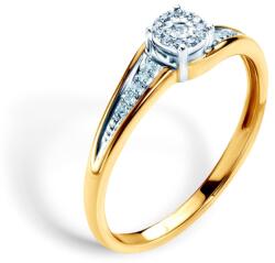 SAVICKI Inel de logodnă SAVICKI: aur bicolor, diamante - savicki - 4 901,00 RON