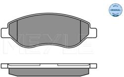 MEYLE Sada brzdových platničiek kotúčovej brzdy MEYLE 025 245 5019/W (025 245 5019/W)