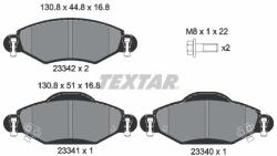 TEXTAR Sada brzdových platničiek kotúčovej brzdy TEXTAR 2334001 (2334001)