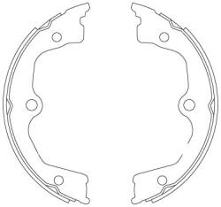 TRW Sada brzd. čeľustí parkov. brzdy TRW GS8821 (GS8821)