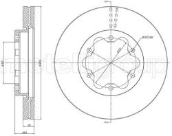 METELLI Brzdový kotúč METELLI 23-1630 (23-1630)