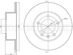 METELLI Brzdový kotúč METELLI 23-1287C (23-1287C)