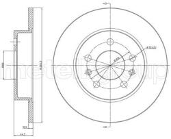 METELLI Brzdový kotúč METELLI 23-0535 (23-0535)