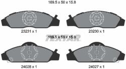 TEXTAR Sada brzdových platničiek kotúčovej brzdy TEXTAR 2323101 (2323101)