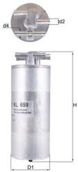 MAHLE Filtr Paliwa Audi (kl 659)