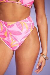 Boohoo rózsaszín bikinialsó virágokkal NG2 swl L