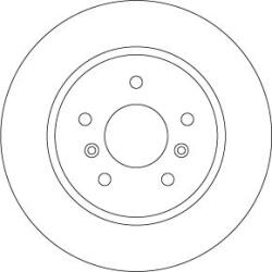 TRW Brzdový kotúč TRW DF6787 (DF6787)