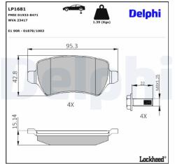 DELPHI Klocki Ham. Tyl (lp1681)