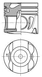 Kolbenschmidt Piest KOLBENSCHMIDT 41712600 (41712600)
