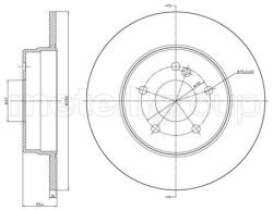 METELLI Brzdový kotúč METELLI 23-0485C (23-0485C)