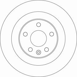 TRW Brzdový kotúč TRW DF6588 (DF6588)