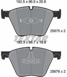 TEXTAR Sada brzdových platničiek kotúčovej brzdy TEXTAR 2567501 (2567501)