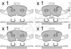 METELLI Sada brzdových platničiek kotúčovej brzdy METELLI 22-1127-1 (22-1127-1)