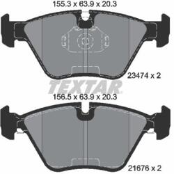 TEXTAR Sada brzdových platničiek kotúčovej brzdy TEXTAR 2347402 (2347402)