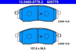 ATE Sada brzdových platničiek kotúčovej brzdy ATE 13.0460-5778.2 (13.0460-5778.2)