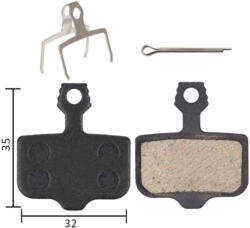  Fékbetét tárcsafékhez (félfémes, alap minőség)