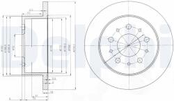 DELPHI Tarcza Ham. Fiat Ducato 02- Tyl (bg3853)