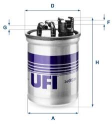 UFI Palivový filter UFI 24.003. 00 (24.003.00)
