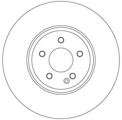 TRW Brzdový kotúč TRW DF6895S (DF6895S)