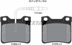 TEXTAR Sada brzdových platničiek kotúčovej brzdy TEXTAR 2190403 (2190403)