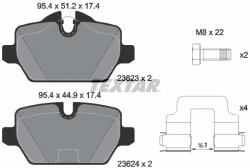 TEXTAR Sada brzdových platničiek kotúčovej brzdy TEXTAR 2362303 (2362303)