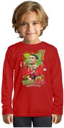 PolskaKoszulka Gyerek Blúz Póló Hosszú Ujjú CR7 Cristiano Ronaldo 128-134