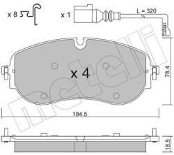 METELLI Sada brzdových platničiek kotúčovej brzdy METELLI 22-1320-0 (22-1320-0)