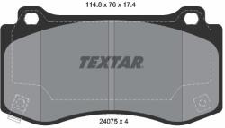 TEXTAR Sada brzdových platničiek kotúčovej brzdy TEXTAR 2407501 (2407501)