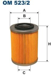 FILTRON Olejový filter FILTRON OM 523/2 (OM 523/2)