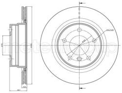METELLI Brzdový kotúč METELLI 23-0818C (23-0818C)