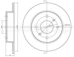 METELLI Brzdový kotúč METELLI 23-0633 (23-0633)