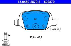 ATE Sada brzdových platničiek kotúčovej brzdy ATE 13.0460-2879.2 (13.0460-2879.2)