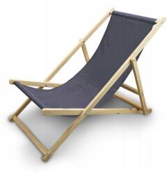 Bituxx Erős strand szék napozóágy állítható fekete strandra a kertbe (4250394543225)