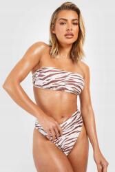 Boohoo Bikini Alsó Animal Print Magas Állapot Xxj cav S