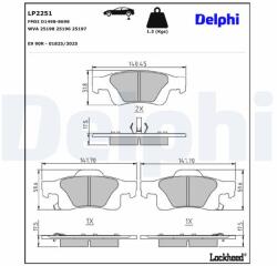 DELPHI Klocki Ham. Tyl (lp2251)