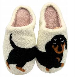 Chung shi Téli Papucs Kutya Tacskó Női Férfi Meleg Puha Bambusz méret 38-39 (Kapcie papcie papucie piesek jamnik)