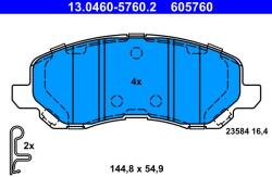 ATE Sada brzdových platničiek kotúčovej brzdy ATE 13.0460-5760.2 (13.0460-5760.2)