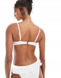 Miss Selfridge Fehér Fürdőruha Felső B03 gkw L