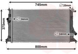 VAN WEZEL Chladič motora VAN WEZEL 27002183 (27002183)