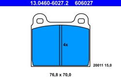 ATE Sada brzdových platničiek kotúčovej brzdy ATE 13.0460-6027.2 (13.0460-6027.2)