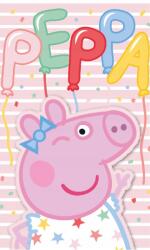 Carbotex Pamut frottír törölköző 30x50 cm - Malac Pepinka Születésnapi parti (T-039514)