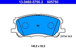 ATE Sada brzdových platničiek kotúčovej brzdy ATE 13.0460-5750.2 (13.0460-5750.2)