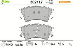 VALEO Sada brzdových platničiek kotúčovej brzdy VALEO 302117 (302117)