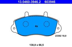 ATE Sada brzdových platničiek kotúčovej brzdy ATE 13.0460-3946.2 (13.0460-3946.2)